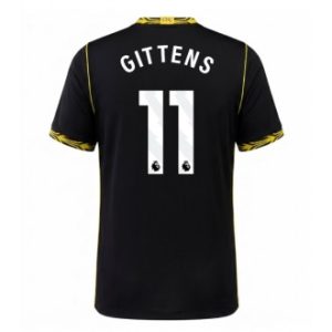Chelsea Jamie Gittens #11 Bortedrakt 2026-27 svart herre fotballdrakt