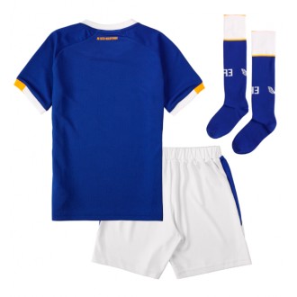 Everton drakt barn 2026-27 Hjemmedrakt blå hvit fotballtrøye med shorts