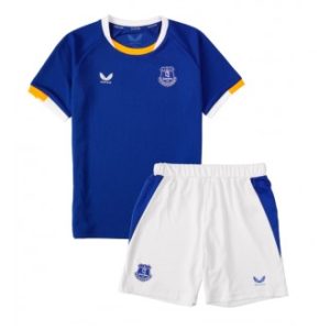 Everton drakt barn 2026-27 Hjemmedrakt blå hvit fotballtrøye med shorts