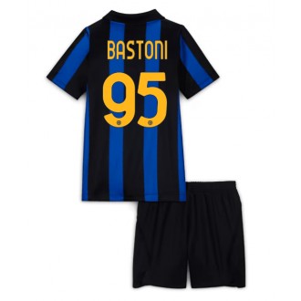 Inter Milan Alessandro Bastoni #95 Hjemmedrakt barn drakt med shorts 2026-27