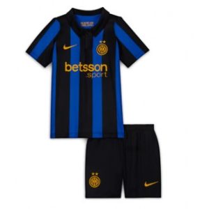 Inter Milan Hjemmedrakt til barn 2026-27 blå og svart fotballdrakter