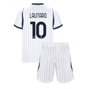 Inter Milan Lautaro Martinez #10 Bortedrakt til barn 2026-27 hvit