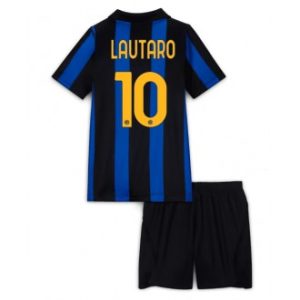 Inter Milan Lautaro Martinez #10 hjemmetrøye med shorts barn 2026-27