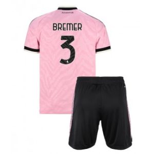 Juventus Gleison Bremer #3 Bortedrakt 2026-27 Fotballdrakt barn salg