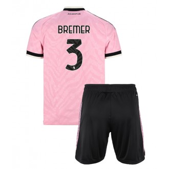 Juventus Gleison Bremer #3 Bortedrakt 2026-27 Fotballdrakt barn salg