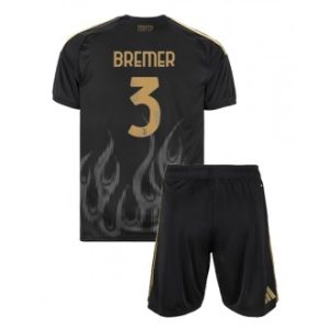 Juventus Gleison Bremer #3 Tredje skjorte 2026-27 Draktsett til Barn