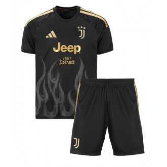 Kjøp Juventus Tredje skjorte til barn 2026-27 svart Fotballdrakter