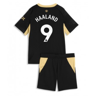 Manchester City Erling Haaland #9 Bortedrakt 2026-27 barn fotballsett Fotballdrakt