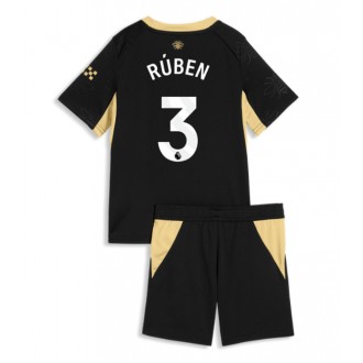 Manchester City Ruben Dias #3 Bortedrakt 2026-27 Draktsett til Barn