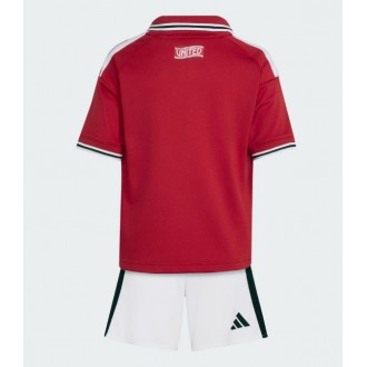 Manchester United drakt 2026-27 barn rød hjemmetrøye med shorts