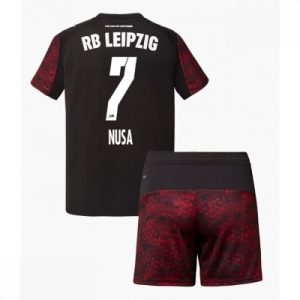 RB Leipzig Antonio Nusa #7 Tredjedraktsett 2025-26 Fotball Barndrakt