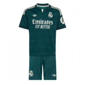 Billige Real Madrid Bortedrakt 2026-27 grønn Draktsett til Barn
