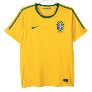 Brasil Hjemmedrakt Retro 2010 gul drakt herre