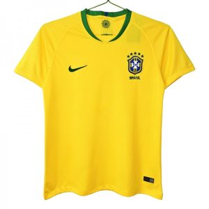 Brasil Hjemmetrøye Retro 2018 til herre gul