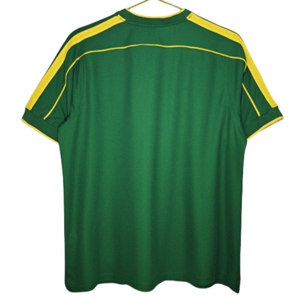 Brasil Keeper Hjemmedrakt Retro 1998 grønn Fotballdrakter-1