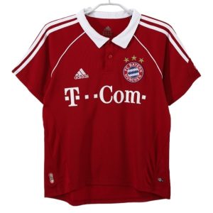 FC Bayern München Hjemmedrakt Retro Fotballdrakter 2006-2007 rød