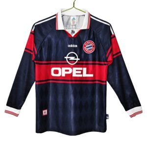 FC Bayern München Hjemmedrakt retrodrakt 1997-1999 Fotballdrakter