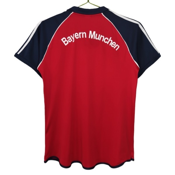 FC Bayern München Hjemmedrakt retrodrakt 2000-2001 rød svart-1