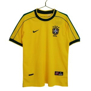 Fotballdrakter Retro Brasil Hjemmedrakt 1998 gul