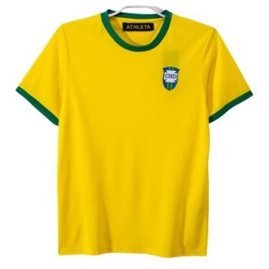 Kjøp Brasil Hjemmedrakt Retro 1970 Fotballdrakter for menn