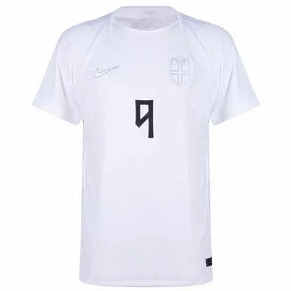Norske fotballdrakter VM 2026 Tredjedrakt Erling Haaland #9 hvit-1