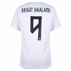 Norske fotballdrakter VM 2026 Tredjedrakt Erling Haaland #9 hvit