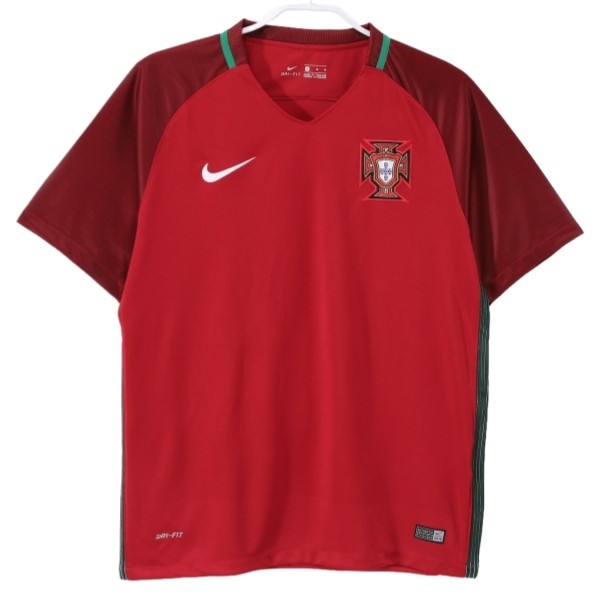 Portugal Hjemmedrakt Retro 2016 herre fotballdrakt rød