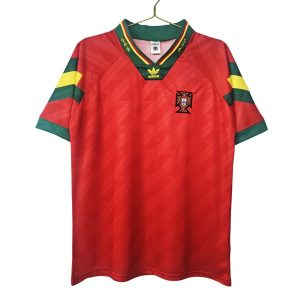 Portugal Hjemmedrakt Retro Fotballdrakter 1992-1994 rød