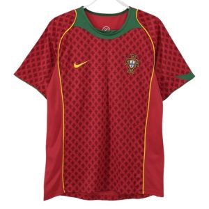 Portugal Retro Fotballdrakter 2004 hjemmedrakt for herre
