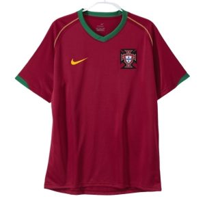 Retro Fotballdrakter Portugal Hjemmedrakt 2006 rød