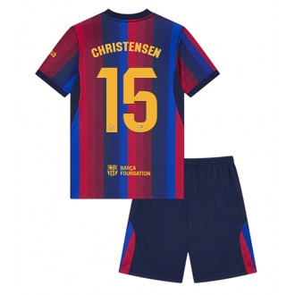 Barcelona Andreas Christensen #15 Hjemmedrakt til barn 2026-27 Kortermet med Shorts
