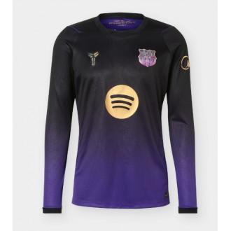 Barcelona Fotballdrakt herre Bortedrakt 2026-27 svart og lilla Langermet