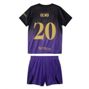 Dani Olmo #20 Barcelona 2026/27 Bortedrakt til barn - draktsett med shorts