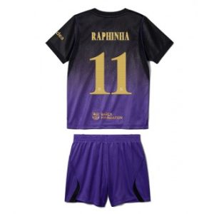 Barcelona Raphinha Belloli #11 Bortedrakt 2026-27 Barn Fotballdraktsett
