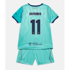 Barcelona Raphinha Belloli #11 Tredje skjorte 2026-27 barn Draktsett med Shorts Fotballdrakt