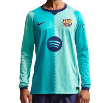 Barcelona Tredje skjorte 2026-27 grønn Langermet herre