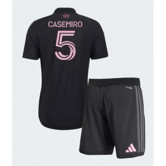 Kjøp fotballdrakter Inter Miami barn 2026-27 Casemiro #5 Bortedrakt svart