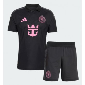 Inter Miami Luis Suarez #9 Bortedrakt 2026-27 svart Fotballdraktsett for Barn