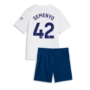 Manchester City Antoine Semenyo #42 Tredje skjorte til barn 2026-27 Fotballdrakt barn salg