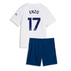 Manchester City Enzo Fernandez #17 Tredje skjorte 2026-27 barnedrakt med shorts
