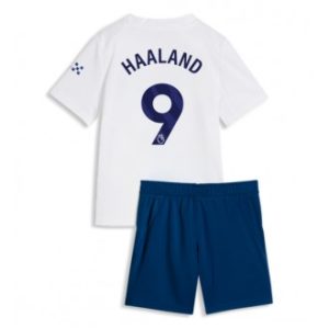 Erling Haaland #9 Manchester City Tredje skjorte sett 26/27 – barn Fotballdrakt