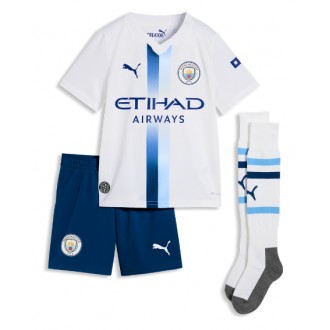 Kjøp Manchester City Tredje skjorte barn 2026-27 Josko Gvardiol #24 drakt med shorts
