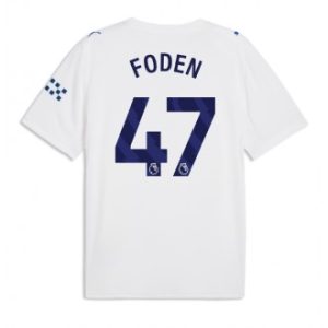 Herre Manchester City Tredje skjorte 2026-27 Phil Foden #47 hvit Kortermet
