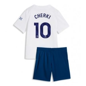 Billige fotballdrakter til barn 2026-27 Manchester City Rayan Cherki #10 Tredje skjorte med Shorts