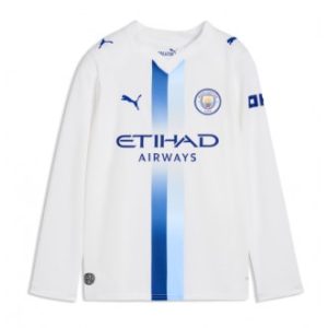 Hvit Manchester City Tredje skjorte 2026-27 Langermet