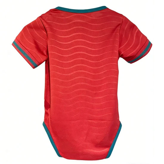 Portugal landslagsdrakt 2026-2027 baby Hjemmedrakt – rød fotballbody-1