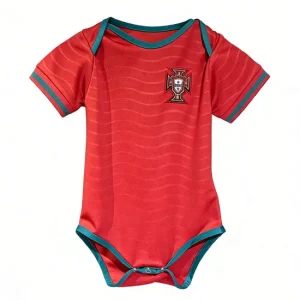 Portugal landslagsdrakt 2026-2027 baby Hjemmedrakt – rød fotballbody